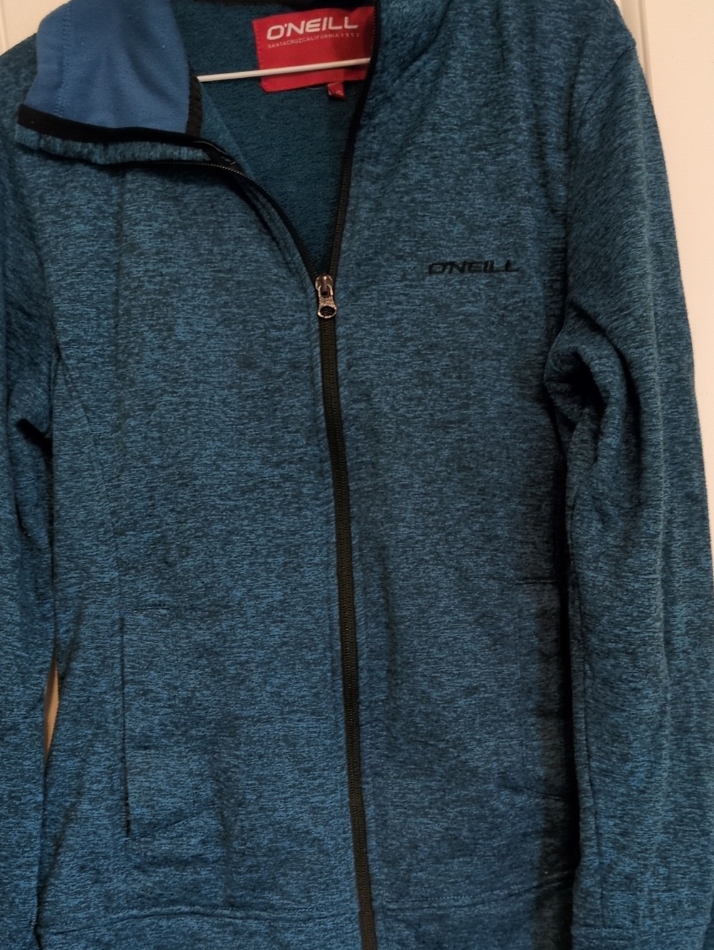 O'Neill Teal Blue Heather Full-Zip Hoodie
